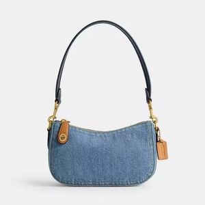 NWT❤️ Coach Swinger 20 Denim B4/Indigo CR553 Shoulder Bag